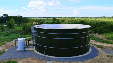 再添佳績 | 盈和瑞環境酒精廢水存儲搪瓷拼裝罐在泰國建成