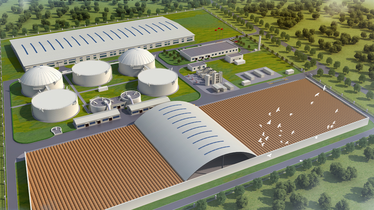 黑龍江哈爾濱 | 華潤集團德潤賓縣熱電聯產沼氣項目（在建中）