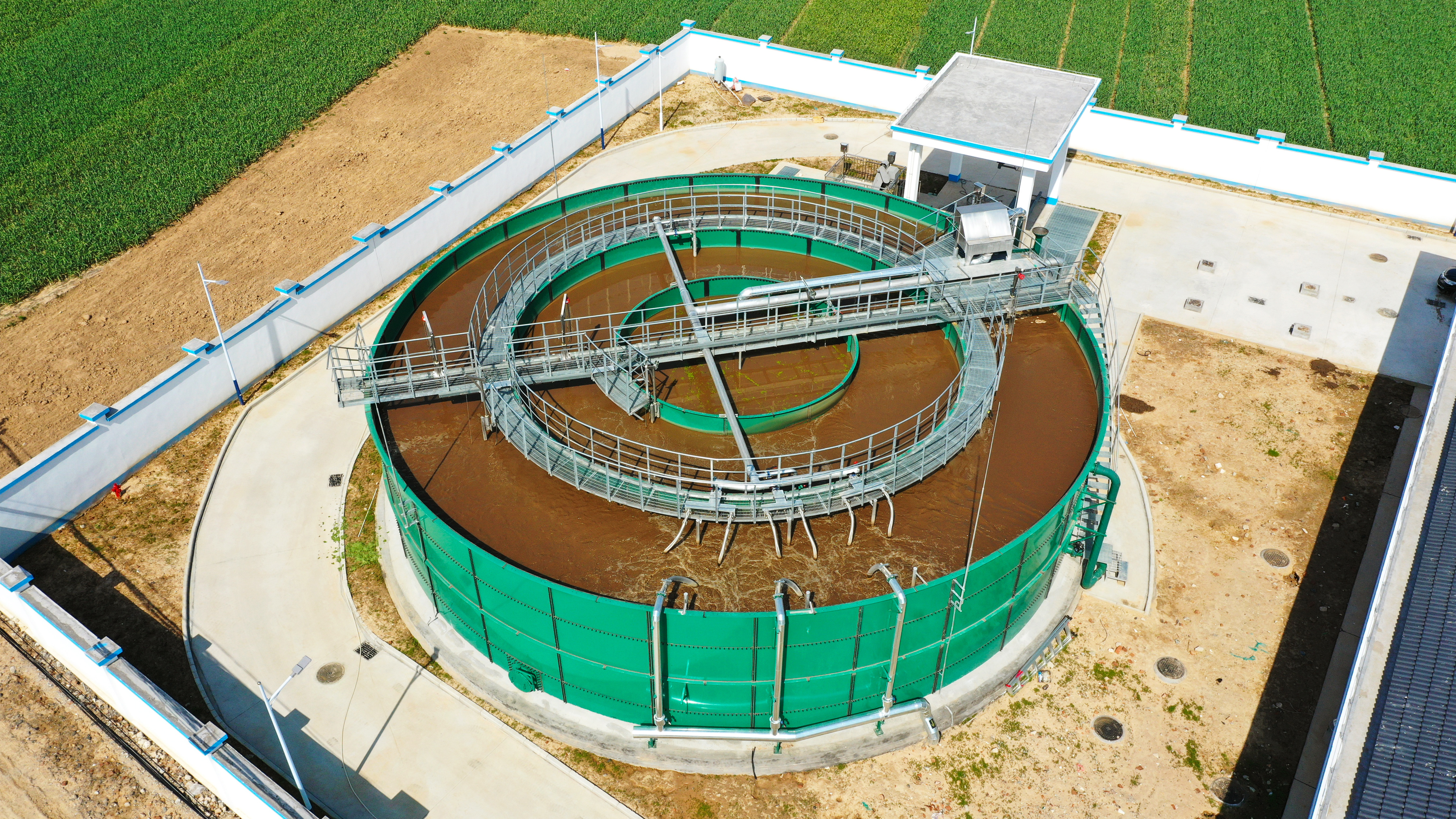 江蘇邳州｜碾莊污水2000噸/天污水處理廠項目